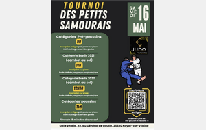 Tournoi petits samourais de Chateaugiron 16/05