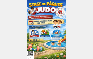 Stage de Pâques : Pré poussins – cadets ( 2019 à 2009)