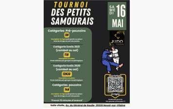 Tournoi petits samourais de Chateaugiron 16/05